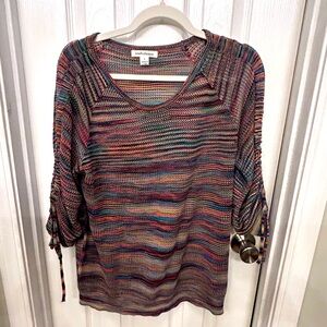 Colorful Light Sweater Size Large